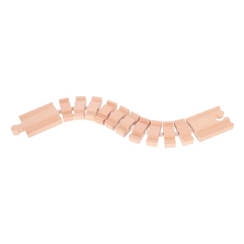 HONITANO Holzspielzeug Gleis Zubehör für DIY für Kreative Spielideen Kompatibel mit Holz und Zügen Fördert Motorische Fähigkeiten und Fantasie HONITANO Holzspielzeug Gleis Zubehör für DIY für Kreative Spielideen Kompatibel mit Holz und Zügen Fördert Motorische Fähigkeiten und Fantasie von HONITANO