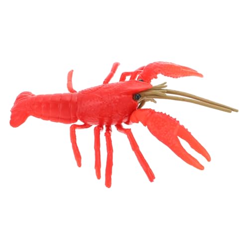 HONITANO Hummer-Modell Hummerspielzeug Hummer-skulptur Sammlung Von Meereslebewesen Dekorative Hummermodelle Hummer Hummer- Lebendiges Hummerhandwerk Plastik Rot von HONITANO