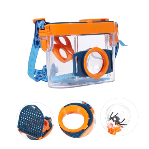 HONITANO Insekten Beobachtungsbox mit Zwei Lupengläsern Material Sicher und Komfortabel für Junge Mädchen und Jungen Praktisches Outdoor Lernspielzeug zur Naturerkundung HONITANO Insekten Beobachtungsbox mit Zwei Lupengläsern Material Sicher und Komfortabel für Junge Mädchen und Jungen Praktisches Outdoor Lernspielzeug zur Naturerkundung von HONITANO