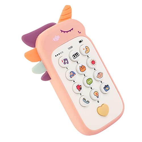 HONITANO Interaktives Babyspielzeug Handy Musikspielzeug für Kleinkinder Lehrreiches Cartoon Telefon ohne Batterien Fördert die und Kreativität HONITANO Interaktives Babyspielzeug Handy Musikspielzeug für Kleinkinder Lehrreiches Cartoon Telefon ohne Batterien Fördert die und Kreativität von HONITANO