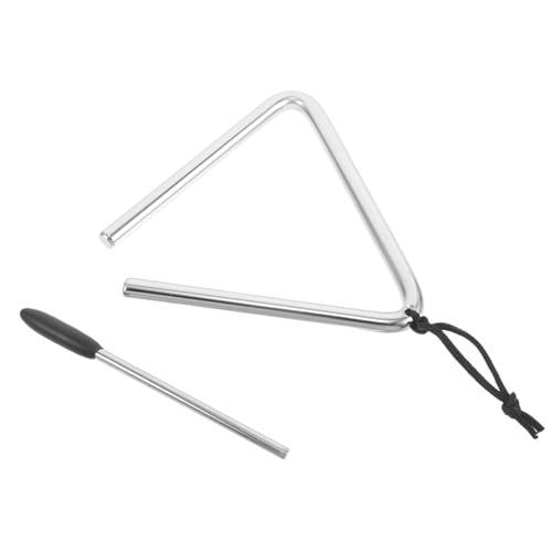 HONITANO Junge Mädchen Triangelinstrument Mit Klöppel Für Musikunterricht Musikspielzeug Für Vorschule Und Grundschule Mit Glockenspiel Für Junge Musiker HONITANO Junge Mädchen Triangelinstrument Mit Klöppel Für Musikunterricht Musikspielzeug Für Vorschule Und Grundschule Mit Glockenspiel Für Junge Musiker von HONITANO