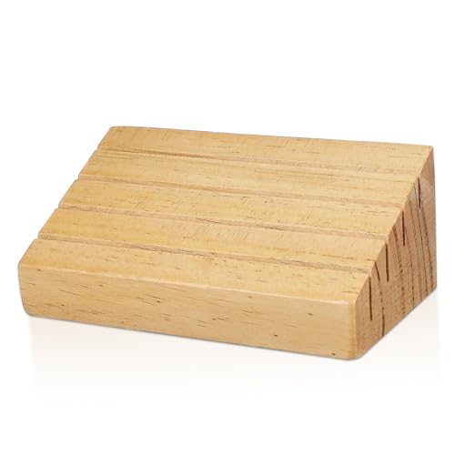 HONITANO Kartenständer aus Holz Spielkartenhalter mit Fächern rutschfeste Unterlage Schlitzkonstruktion für Sicheren Halt Rustikales Design für Kartenspiele Zuhause HONITANO Kartenständer aus Holz Spielkartenhalter mit Fächern rutschfeste Unterlage Schlitzkonstruktion für Sicheren Halt Rustikales Design für Kartenspiele Zuhause von HONITANO