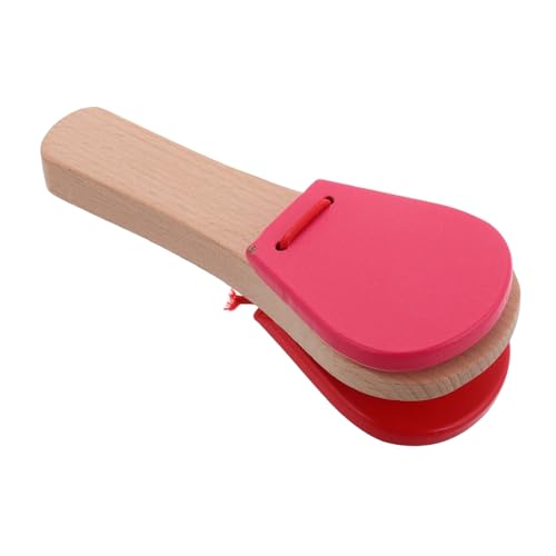 HONITANO Kastagnetten mit Langem Griff aus Holz Ergonomisch für Kleinkinder Sicheres Musikinstrument zur Musikalischer Fähigkeiten und Kognitiver Entwicklung für Musikunterricht und Feiern HONITANO Kastagnetten mit Langem Griff aus Holz Ergonomisch für Kleinkinder Sicheres Musikinstrument zur Musikalischer Fähigkeiten und Kognitiver Entwicklung für Musikunterricht und Feiern von HONITANO