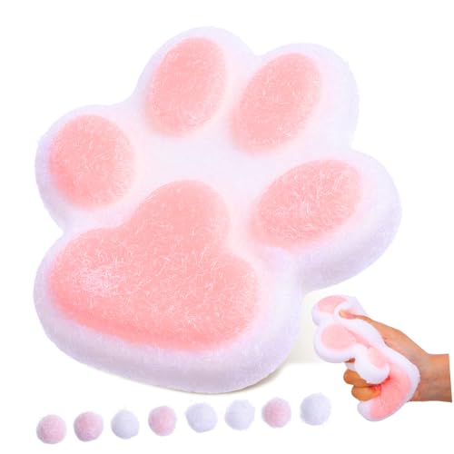 HONITANO Katzenkrallenspielzeug Squishy Zappelspielzeug Pfoten Squishy Squishy Katzen Sensory Squeeze Neuartiges Zappelspielzeug Squishy Pfote Squishy Pfote Klebrige Squishy von HONITANO