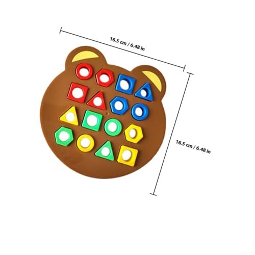 HONITANO Kinderformenspiel Personen Premium Farbige Geometrische Formen Lernspielzeug für Vorschulkinder Feinmotorik und Kognitive Entwicklung in Bunter Geschenkbox von HONITANO