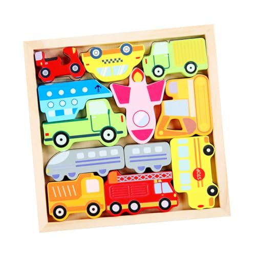 HONITANO Kinderpuzzle Fahrzeug Lernspielzeug aus Robustem Material Verschleißfestes Puzzle für Kleinkinder Ab Jahren Interaktives Haushalts lernspielzeug zur Motorik und Kreativität HONITANO Kinderpuzzle Fahrzeug Lernspielzeug aus Robustem Material Verschleißfestes Puzzle für Kleinkinder Ab Jahren Interaktives Haushalts lernspielzeug zur Motorik und Kreativität von HONITANO