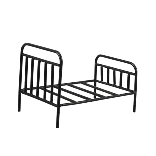 HONITANO Kleines Bett Blumentopfständer Tiny Homes Pflanzenständer Gartenhalter Minibett Für Puppen Tiny House Bett Bilderrahmen Miniaturszene Puppenhaus Metallbett Tiny House HONITANO Kleines Bett Blumentopfständer Tiny Homes Pflanzenständer Gartenhalter Minibett Für Puppen Tiny House Bett Bilderrahmen Miniaturszene Puppenhaus Metallbett Tiny House von HONITANO