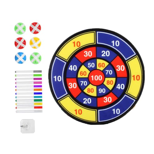 HONITANO Klettball Zielscheibe Cartoon Design Flanell Material Fördert Logisches Denken und Geschicklichkeit Indoor Outdoor Wurfspiel für Mädchen und Jungen HONITANO Klettball Zielscheibe Cartoon Design Flanell Material Fördert Logisches Denken und Geschicklichkeit Indoor Outdoor Wurfspiel für Mädchen und Jungen von HONITANO