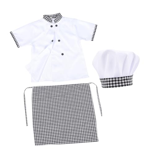 HONITANO Kochkostüm Teiliges mit Kurzärmliger Bluse Kochmütze und Schürze Unisex aus Atmungsaktivem Baumwollstoff Geeignet für Rollenspiele Karneval Schule und Geburtstagsfeiern HONITANO Kochkostüm Teiliges mit Kurzärmliger Bluse Kochmütze und Schürze Unisex aus Atmungsaktivem Baumwollstoff Geeignet für Rollenspiele Karneval Schule und Geburtstagsfeiern von HONITANO