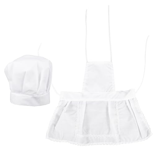 HONITANO Kochschürze mit Kochmütze Ärmellose Küchen schürze für Mädchen Rollenspiel kostüm zum Backen und Kochen Verstellbar für Küchenlernen und Geburtstagsfeiern HONITANO Kochschürze mit Kochmütze Ärmellose Küchen schürze für Mädchen Rollenspiel kostüm zum Backen und Kochen Verstellbar für Küchenlernen und Geburtstagsfeiern von HONITANO