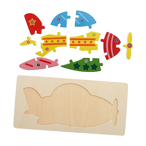 HONITANO Kognitive Dreidimensionale Puzzle Puzzles Für Kleinkinder Kinderspielzeug Kleinkinderpuzzle Sicheres Holzpuzzlespielzeug Lustiger Puzzleblock Lernspielzeug Holzspielzeug Für von HONITANO