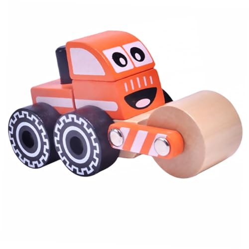 HONITANO Kognitives für puppenwagen kinderzimmerdeko spielzeugautos adventsgeschenke Toys Toy car Bauwagen Konstruktionsspielzeug Modellauto aus Holz Bambus von HONITANO