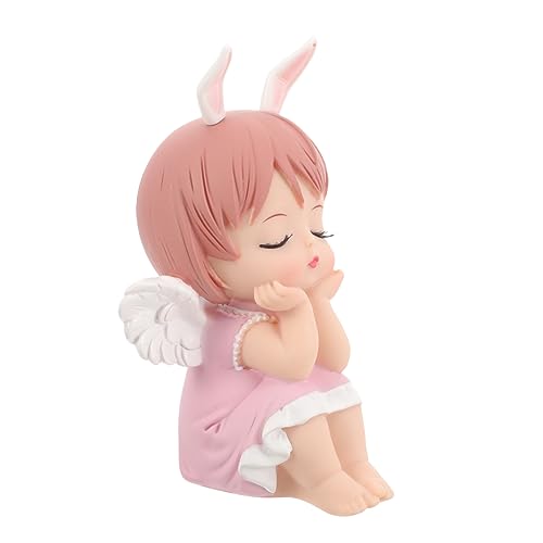 HONITANO Kreative Tortendekoration Engel Cartoon Engel Figuren für Kuchen Party Accessoires und Desktop Zuckerdekor für Kindergeburtstage Langlebig und Schön von HONITANO