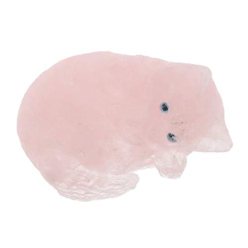 HONITANO Kristallsteinkätzchen Katzenkristall Skulpturen Wohnkultur Kristall Katze Kätzchen-Ornamente Süße Wohnkultur Raumdekorationen Kristalldekor Esstisch Kristallfigur Epoxid Rosa HONITANO Kristallsteinkätzchen Katzenkristall Skulpturen Wohnkultur Kristall Katze Kätzchen-Ornamente Süße Wohnkultur Raumdekorationen Kristalldekor Esstisch Kristallfigur Epoxid Rosa von HONITANO