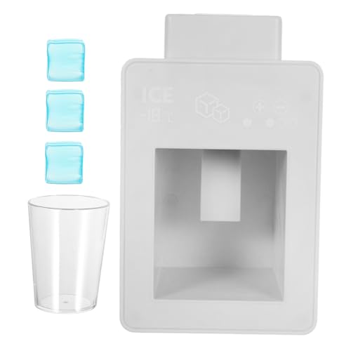HONITANO Küchen Eiswürfelmaschine Geräuschlos Robust Interaktiv Miniatur Puppenhaus Zubehör Weiß für Jungen und Mädchen Ruhiges Rollenspiel HONITANO Küchen Eiswürfelmaschine Geräuschlos Robust Interaktiv Miniatur Puppenhaus Zubehör Weiß für Jungen und Mädchen Ruhiges Rollenspiel von HONITANO