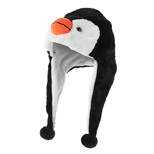 HONITANO Kuschelige Pinguin Kostüm Mütze aus Plüsch Warme Bequeme Kindermütze Niedlicher Cartoon Hut für Winterparty und Festliche Verkleidung Vielseitig und Dekorativ HONITANO Kuschelige Pinguin Kostüm Mütze aus Plüsch Warme Bequeme Kindermütze Niedlicher Cartoon Hut für Winterparty und Festliche Verkleidung Vielseitig und Dekorativ von HONITANO
