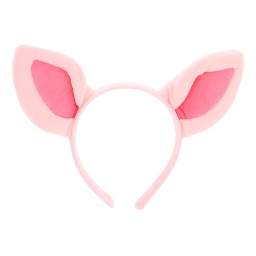 HONITANO Kuscheliges Schweineohren Stirnband aus Weichem Plüsch Leichtes Damen Haarreif für Party Cosplay Kostüm Komfortabel zu Tragen Accessoire für Karneval und Fasching HONITANO Kuscheliges Schweineohren Stirnband aus Weichem Plüsch Leichtes Damen Haarreif für Party Cosplay Kostüm Komfortabel zu Tragen Accessoire für Karneval und Fasching von HONITANO