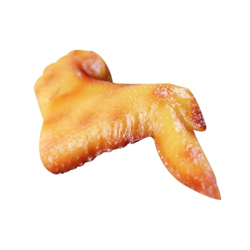 HONITANO Lifelike Simulation Chicken Wing Modell aus Robustem PVC Dekoratives für Vielseitige Food deko als Fotorequisite und Partyaccessoire von HONITANO
