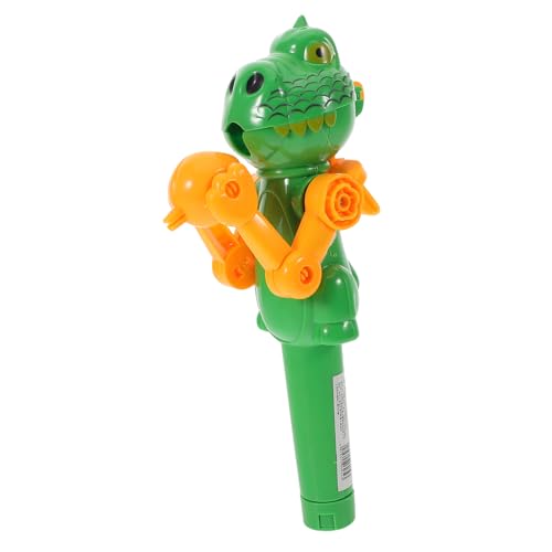HONITANO Lollipop Halter Dinosaurier Kreatives Roboter für Sicherer Lutscher Aufbewahrungshalter Grün für Fruchtbonbons und Halloween Süßes Überraschungsspielzeug für Junge Mädchen von HONITANO