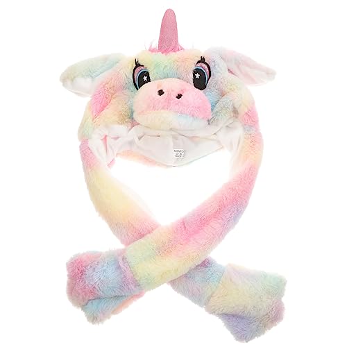 HONITANO Lustige Hasenmütze mit Beweglichen Ohren Plüsch Tierhut für Karneval Halloween Party Kuscheliges Einhorn Pinguin Seelöwen Kostümzubehör HONITANO Lustige Hasenmütze mit Beweglichen Ohren Plüsch Tierhut für Karneval Halloween Party Kuscheliges Einhorn Pinguin Seelöwen Kostümzubehör von HONITANO
