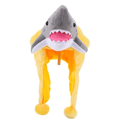 HONITANO Lustige Shark Hat Party Photo Prop Kopfbedeckung für Erwachsene Cartoon Fotografie Requisite Auffällige Kostüm Mütze für Karneval Geburtstagsfeier und Musikfestival HONITANO Lustige Shark Hat Party Photo Prop Kopfbedeckung für Erwachsene Cartoon Fotografie Requisite Auffällige Kostüm Mütze für Karneval Geburtstagsfeier und Musikfestival von HONITANO