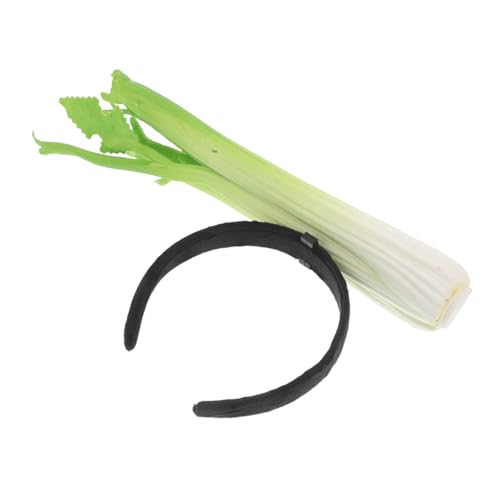 HONITANO Lustiges Sellerie Haarband für Erwachsene und Weiches Bequemes Gemüse Kostümzubehör Realistisches Stirnband für Halloween Geburtstagsfeier Cosplay und Partys von HONITANO