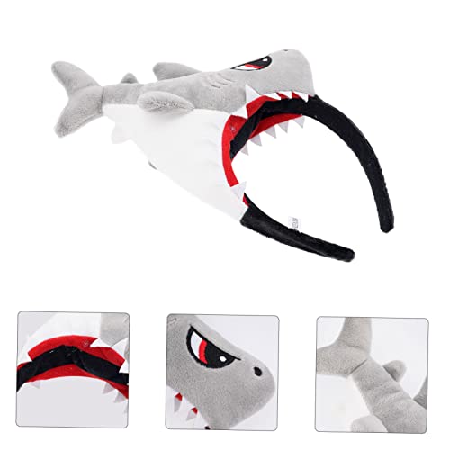 HONITANO Lustiges Shark Headband mit Weichem Stirnband Robustes Plastik und Stoffmaterial Perfektes Halloween und Kostümzubehör für Damen und Mottoparty HONITANO Lustiges Shark Headband mit Weichem Stirnband Robustes Plastik und Stoffmaterial Perfektes Halloween und Kostümzubehör für Damen und Mottoparty von HONITANO