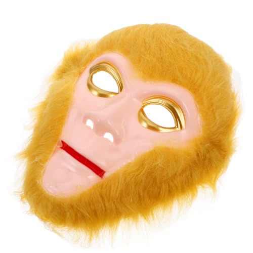 HONITANO Maske und Erwachsene Realistische Affen Gesichtsmaske aus Hautfreundlichem Material Detailreiches Design Verstellbar für Halloween Party Cosplay und Karneval HONITANO Maske und Erwachsene Realistische Affen Gesichtsmaske aus Hautfreundlichem Material Detailreiches Design Verstellbar für Halloween Party Cosplay und Karneval von HONITANO