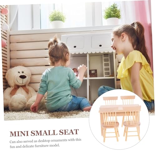 HONITANO Maßstab Holz Sitzmöbel Retro Stil Stabile Leichte Deko Miniaturstuhl für DIY Malprojekte Langlebige Geruchsfreie Holzfigur Geeignet als Wohnzimmereinrichtung und Zufällige Farbe HONITANO Maßstab Holz Sitzmöbel Retro Stil Stabile Leichte Deko Miniaturstuhl für DIY Malprojekte Langlebige Geruchsfreie Holzfigur Geeignet als Wohnzimmereinrichtung und Zufällige Farbe von HONITANO