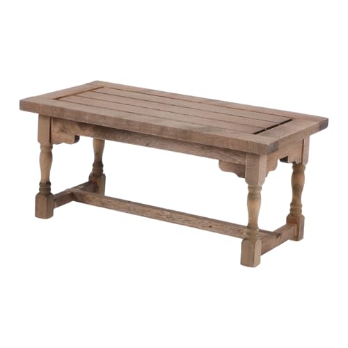 HONITANO Maßstab Holzmodell Leichter Realistischer Miniatur Tisch für Wohnzimmer und Küchenzubehör Kompatibel mit Meisten Puppenhausmarken HONITANO Maßstab Holzmodell Leichter Realistischer Miniatur Tisch für Wohnzimmer und Küchenzubehör Kompatibel mit Meisten Puppenhausmarken von HONITANO