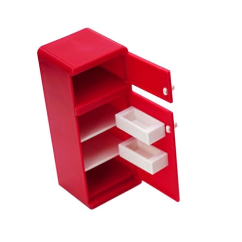 HONITANO Maßstab Kunststoff Mini Fridge Modell Sicher Realistische Details Pädagogisch Wertvoll für Dekoration und Lernspielzeug für Jungen und Mädchen HONITANO Maßstab Kunststoff Mini Fridge Modell Sicher Realistische Details Pädagogisch Wertvoll für Dekoration und Lernspielzeug für Jungen und Mädchen von HONITANO