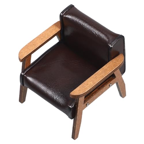 HONITANO Maßstab Tiefbraun Leder Stuhl Dekoration Robust und Praktisch als Foto Requisite und Raumaccessoire HONITANO Maßstab Tiefbraun Leder Stuhl Dekoration Robust und Praktisch als Foto Requisite und Raumaccessoire von HONITANO