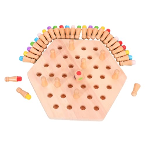 HONITANO Memory Schachspiel Holz Teiliges Lernspielzeug Gedächtnis und Logischem Denken Multifunktionales Montessori Brettspiel für Ab Jahren Desktop Dekoration HONITANO Memory Schachspiel Holz Teiliges Lernspielzeug Gedächtnis und Logischem Denken Multifunktionales Montessori Brettspiel für Ab Jahren Desktop Dekoration von HONITANO