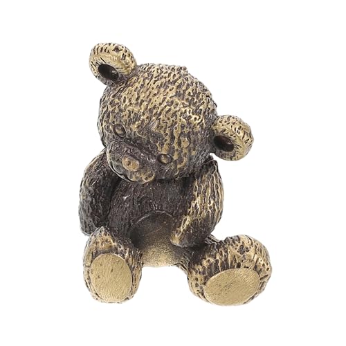 HONITANO Messingbären -Ornamente Tiere Aus Messing Bärendekor Schreibtischschmuck Tee-Haustier-Statue Bär Figur Tierische Tischdekoration Tierische Verzierungen Bärenverzierung Golden HONITANO Messingbären -Ornamente Tiere Aus Messing Bärendekor Schreibtischschmuck Tee-Haustier-Statue Bär Figur Tierische Tischdekoration Tierische Verzierungen Bärenverzierung Golden von HONITANO