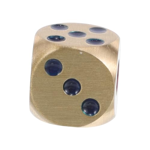 HONITANO Messingwürfel Ziehen DIY Zusammenstellen Die Einzigartige Spielwürfel DIY- Einzigartiges Würfeldekor DIY - Machen Professionelle Golden von HONITANO