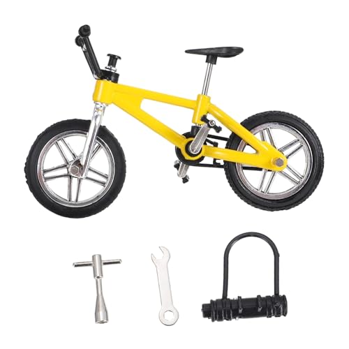 HONITANO Mini Finger Mountainbike aus Legierung Desktop Bike Toy für Erwachsene Stressabbauendes Fingerfahrrad Robustes Fingerspielzeug für Unterhaltung und Sammlung HONITANO Mini Finger Mountainbike aus Legierung Desktop Bike Toy für Erwachsene Stressabbauendes Fingerfahrrad Robustes Fingerspielzeug für Unterhaltung und Sammlung von HONITANO