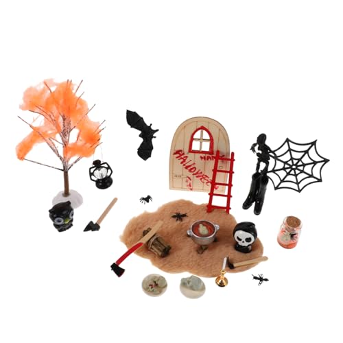 HONITANO Mini Halloween Figurines aus Robustem Resin Detailreiche Miniatur-Dekoration für Puppenhaus und Garten Kreative Halloween-Party-Accessoires für Erwachsene Tragbar und Langlebig HONITANO Mini Halloween Figurines aus Robustem Resin Detailreiche Miniatur-Dekoration für Puppenhaus und Garten Kreative Halloween-Party-Accessoires für Erwachsene Tragbar und Langlebig von HONITANO