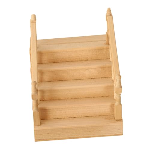 HONITANO Mini-Kleinmöbeltreppe Anlage Teppich Mini-Puppenhausmöbel Anzeige Dekorationen Ding Tür für puppenhaus treppe Spielhaus Treppenmöbel Puppenhaustreppe hölzern Khaki HONITANO Mini-Kleinmöbeltreppe Anlage Teppich Mini-Puppenhausmöbel Anzeige Dekorationen Ding Tür für puppenhaus treppe Spielhaus Treppenmöbel Puppenhaustreppe hölzern Khaki von HONITANO