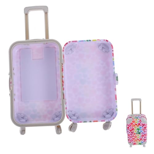 HONITANO Mini Koffer für Puppenhaus Dekorationszubehör Gepäckkoffer aus Farbenfroh und Modern Mini Raumdekoration für Kreative Spielwelten von HONITANO