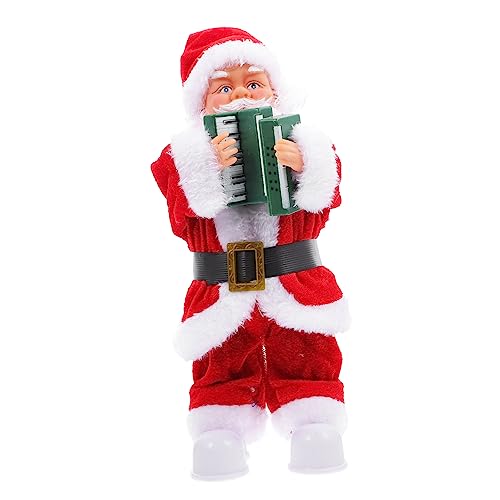 HONITANO Mini Santa Claus Tischdeko Batteriebetriebene Weihnachtsfigur Handwerk Für Festliche Und Kreative Fotorequisiten Perfektes Zur Weihnachtszeit von HONITANO