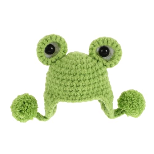 HONITANO Mini Strickmütze für Puppen Handgefertigt Weiches Wollgarn Niedlicher Cartoon Stil für DIY Bastelprojekte und Kuscheltiere HONITANO Mini Strickmütze für Puppen Handgefertigt Weiches Wollgarn Niedlicher Cartoon Stil für DIY Bastelprojekte und Kuscheltiere von HONITANO
