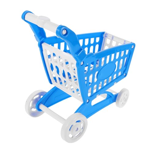 HONITANO Mini Supermarkt Einkaufswagen aus Sicherem Kreativer Mini Handwagen für Fördert Fantasie und Geschicklichkeit für Rollenspiele und Aufbewahrung Kleiner Gegenstände von HONITANO