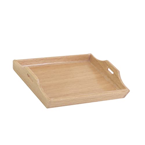 HONITANO Mini Tablett für Puppenhaus Hölzernes mit Hoher Simulation für Miniküche und Puppenstubenmöbel Fördert Kreativität und Praktische Fähigkeiten der HONITANO Mini Tablett für Puppenhaus Hölzernes mit Hoher Simulation für Miniküche und Puppenstubenmöbel Fördert Kreativität und Praktische Fähigkeiten der von HONITANO