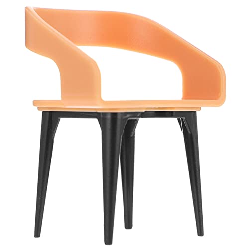 HONITANO Mini-simulationsstuhl Puppe Miniatur Winzige Hausmöbel Esstischzubehör Mini-esszimmerstuhl Mini-stühle Mini-Stuhl Winzige Möbel Plastik von HONITANO