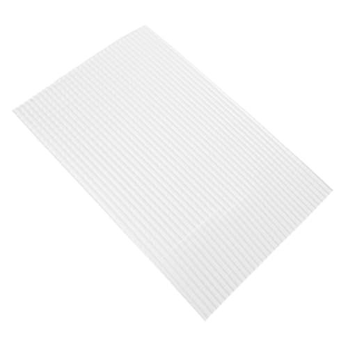 HONITANO Miniatur Dachziegel Modell Weiß Maßstab Miniaturhaus Dachschindeln DIY Puppenhaus Zubehör für Architektur Modellbau von HONITANO