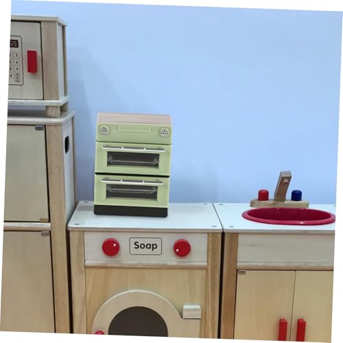 HONITANO Miniatur Doppel Etagen Ofen Puppenhaus Küchenzubehör DIY Modell mit Hoher Detailtreue Realistische Küchen Deko für Puppenhaus als Küchenmöbel Zubehör HONITANO Miniatur Doppel Etagen Ofen Puppenhaus Küchenzubehör DIY Modell mit Hoher Detailtreue Realistische Küchen Deko für Puppenhaus als Küchenmöbel Zubehör von HONITANO
