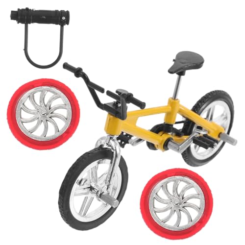HONITANO Miniatur Fahrradmodell aus Legierung Realistisches Finger Mountainbike Kreatives Teiliges für Detailgetreue Deko für Landschaft und Spielfigur HONITANO Miniatur Fahrradmodell aus Legierung Realistisches Finger Mountainbike Kreatives Teiliges für Detailgetreue Deko für Landschaft und Spielfigur von HONITANO