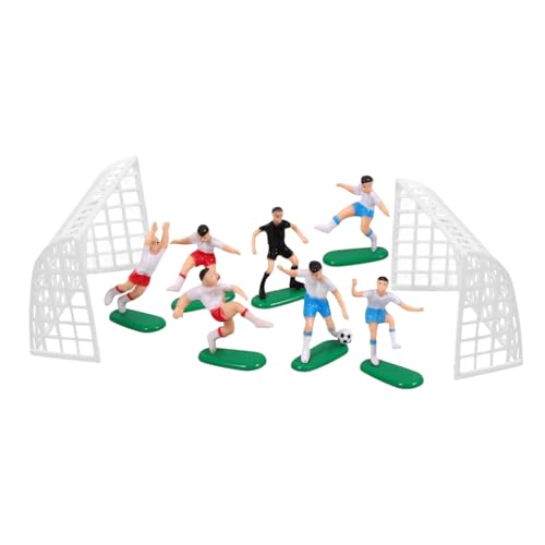 HONITANO Miniatur Fußball Tortenaufsetzer aus Fußballfeld Dekoration mit Spieler und Torrahmen Leichte Montage Sicher und Langlebig für Fußball Geburtstagsfeiern und Partydekorationen für HONITANO Miniatur Fußball Tortenaufsetzer aus Fußballfeld Dekoration mit Spieler und Torrahmen Leichte Montage Sicher und Langlebig für Fußball Geburtstagsfeiern und Partydekorationen für von HONITANO