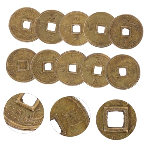 HONITANO Miniatur Kupfermünzen aus Leichtem Legierungs Material Realistische Puppenhaus Deko Vielseitige Sammlerobjekte für Miniaturhäuser als Foto Requisite und HONITANO Miniatur Kupfermünzen aus Leichtem Legierungs Material Realistische Puppenhaus Deko Vielseitige Sammlerobjekte für Miniaturhäuser als Foto Requisite und von HONITANO