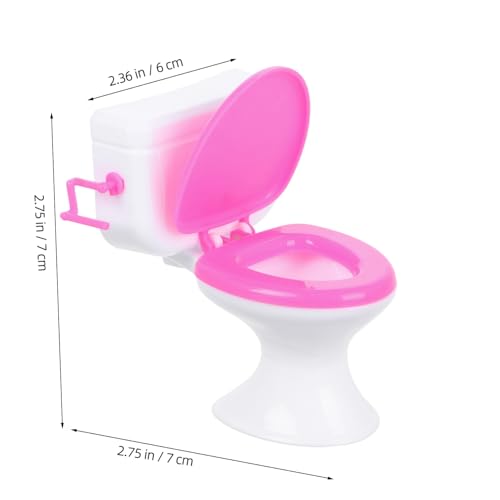 HONITANO Miniatur Puppenhaus Wc Toilette Bad Badezimmer Zubehör Weiß Kunststoff Feines Detail Kompaktes Design Für Puppenhaus Dekoration HONITANO Miniatur Puppenhaus Wc Toilette Bad Badezimmer Zubehör Weiß Kunststoff Feines Detail Kompaktes Design Für Puppenhaus Dekoration von HONITANO